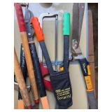 Assorted Hand Tools Lot – Hammers, Hatchets, Hacksaws & More