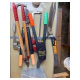Assorted Hand Tools Lot – Hammers, Hatchets, Hacksaws & More