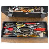 Popular Mechanics tool box and contents.