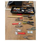 Popular Mechanics tool box and contents.