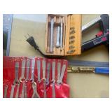 Box of various tools.