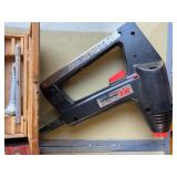 Box of various tools.