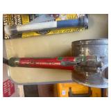 vintage Lowell handheld bug sprayer, bike helmets and more