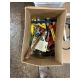 Huge Mixed Tool & Hardware Lot – Hand Tools, Fasteners, Buckets, Stapler & More – Shop Lot