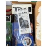 Variety Box - steamer, display lights, hair cut kit and more.