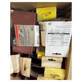 Sanding supplies 10-15 items in this lot see pictures