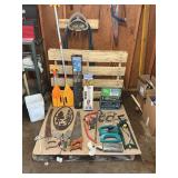 Large Mixed Yard & Shop Lot – Sprinklers, Paddles, Saws, Tools, Hardware & More