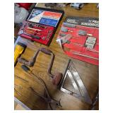 Box of cycle parts, lights , and various tools ⚒️