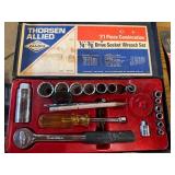 Box of cycle parts, lights , and various tools ⚒️