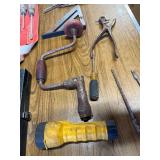 Box of cycle parts, lights , and various tools ⚒️