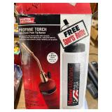 New propane torch and variety tools lot.