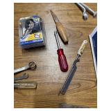 New propane torch and variety tools lot.