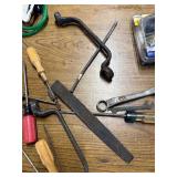 New propane torch and variety tools lot.