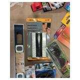 Mixed Tool & Hardware Lot – Master Lock Cable, Hand Tools, Level, Saw Blade, Accessories & More