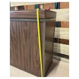 Cedar Chest + Mixed Tools & Hardware Lot – Hand Saw, Drill Brace, Glue Gun, Door Hardware & More