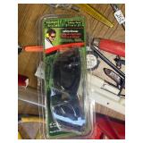 Box of various hardware and equipment