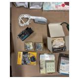 Mixed Household & Electrical Lot – Surge Protectors, Solar Lights, Steam Inhaler, Heating Pad & More