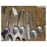 Huge lot of Vintage silverware