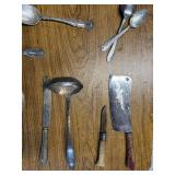 Huge lot of Vintage silverware