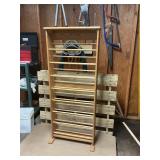 Wooden Quilt Rack / Blanket Rack – Freestanding Display Stand