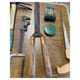 Lot of vintage Lawncare and shop tools.