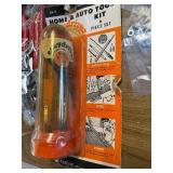 Box of hardware and tools new in box/bag