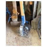 Huge lot of yard tools, rakes, garden claws edges