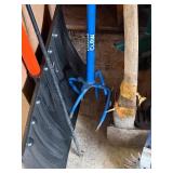 Huge lot of yard tools, rakes, garden claws edges