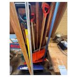 Huge lot of snow shovels , snow rake and extender