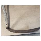 vintage agricultural scythe, complete tool