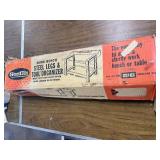 vintage "Steel City" bench legs and tool organizer kit