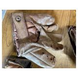 Lot of vintage baseball gloves.