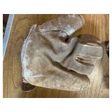 Lot of vintage baseball gloves.