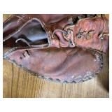 Lot of vintage baseball gloves.