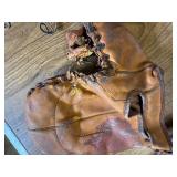 Lot of vintage baseball gloves.