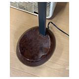 Reading light and square fan both power up