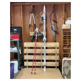 Vintage Rossignol CARIBOU Cross Country Skis w/ Poles – Nordic Ski Set