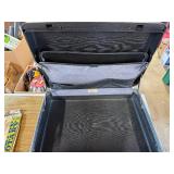 Rotary plates and Two briefcases