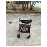 Escape Rollator Walker w/ Seat & Storage – Folding Mobility Walker