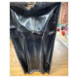 Rex lock black leather attaché briefcase