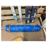 Mixed Household & Hardware Lot – Flag Sets, Light Fixtures, Gym Scooter & More