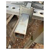 Aluminum hitch-mounted motorcycle carrier