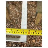 Aluminum hitch-mounted motorcycle carrier