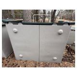 Rubbermaid outdoor storage unit , 59x32x45