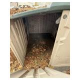 Rubbermaid outdoor storage unit