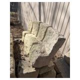 Huge lot of concrete landscape pavers or retaining wall blocks