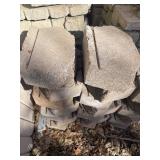Huge lot of concrete landscape pavers or retaining wall blocks