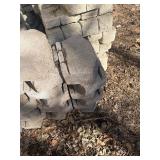 Huge lot of concrete landscape pavers or retaining wall blocks