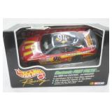 NASCAR diecast Hot Wheels Racing #94 Bill Elliott. Electronic Fast Facts Edition (includes a trivia game)