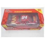NASCAR Racing Champions 1:24 Scale Diecast Stock car Replica. #94 Bill Elliott.  1997 Preview Edition